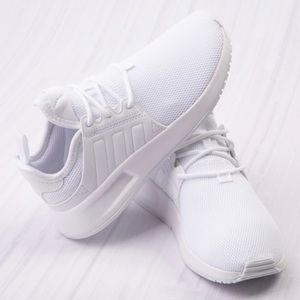adidas X_PLR Athletic Toddler Shoes in White Monochrome